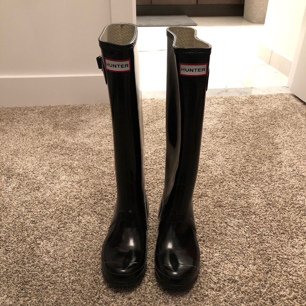 Hunter High Gloss Rain Boots